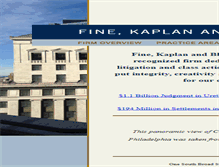 Tablet Screenshot of finekaplan.com